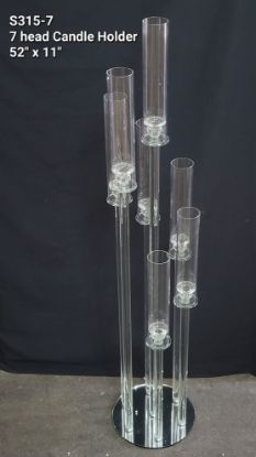 Picture of S315-7 Crystal Candle Holder 7 Heads 52"