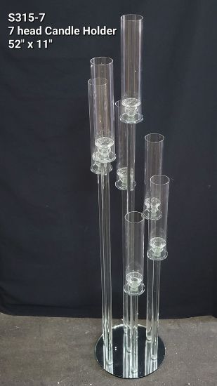 Picture of S315-7 Crystal Candle Holder 7 Heads 52"