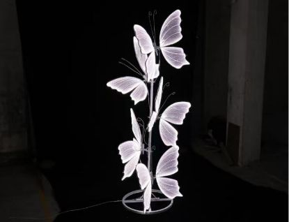Picture of LED Butterfly Floor Prop – Illuminated Event Decoration