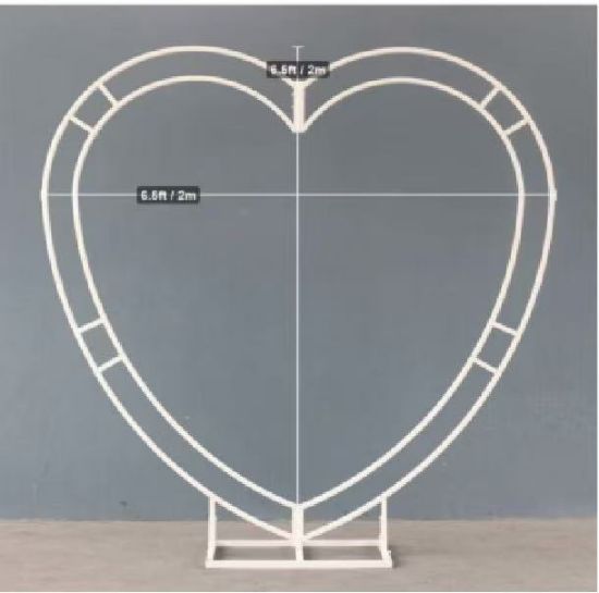 Picture of Heart-Shaped Metal Arch Frame